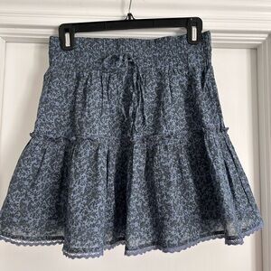 NATURAL LIFE Blue Patterned Skirt